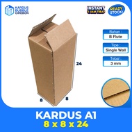 Packing Cardboard 8 x 8 x 24 cm New Box Size 8x8x24 cm