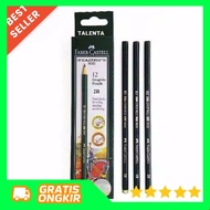 2B wooden pencil - 2B pencil FaberCastell - 2B wooden pencil - 2B brand pencil FaberCastell - statio
