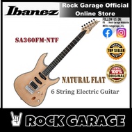 Ibanez SA Standard SA360FM-NTF 6 String Electric Guitar, Natural Flat (SA360FMNTF) (SA360)
