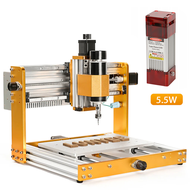 LUNYEE 3018 Pro Ultra CNC Router Machine Laser Engraver 500W GRBL Offline Control 3-axis All Aluminu