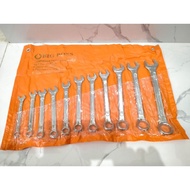 11-piece ring spanner set