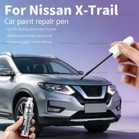 Car Paint Repair Pen Touch Up Scratch Remover DIY Auto Accessories For Nissan X-Trail Silver K23 KAY