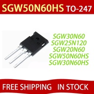 5PCS SGW50N60HS G50N60HS 50N60 G30N60HS SGW30N60HS SGW20N60 G20N60 SGW25N120 G25N120 SGW30N6 TO-247 