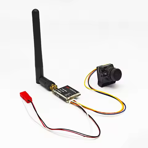 FPV Set TS5823Pro 200mW/600mW Video 5.8GHz 40CH Transmitter and Cmos 1/3 1800TVL Mini FPV Camera 2.1
