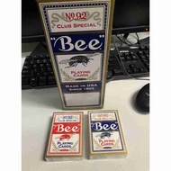 New Made In USA Bee No.92 Club Special Playing card BLUE RED set of 2