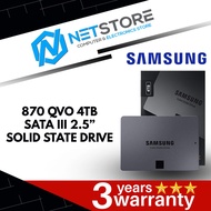 SAMSUNG 870 QVO 4TB SATA III 2.5" SOLID STATE DRIVE - MZ-77Q4T0BW