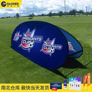 A Portable Poster Stand for Exhibition Venue, Foldable Event Display Stand, Outdoor Barrier Advertis