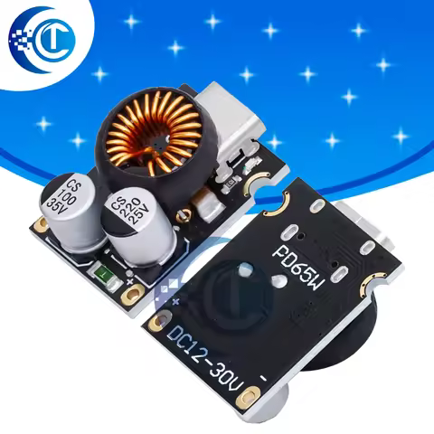 65W GaN Type-C Charging Module PD3.0 PPS QC3.0 Fast Charger Board for Laptop Phone