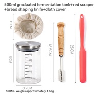 แก้วหมักยีสต์ธรรมชาติโถเก็บของปิดสนิท WALFOS ขวดสำหรับตวง