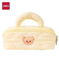[Spring Butter] Deli Butter Bear HY717 Storage Bag Cute Girl Large Capacity Bag Student Pencil Case
