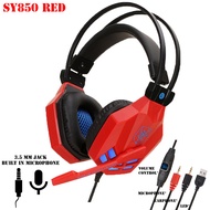 Headset Gaming  SY830MV SY850 G10 LED Headset Game Earphone Headphone Gaming Over Ear