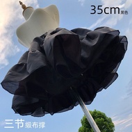 热卖中黑色暴力裙撑35cm废土风公主cos短款内撑洛丽塔lolita无骨日常撑Black violence skirt 35cm waste soil wind princessGJ