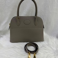 HERMES Bolide27 hand shoulder bag c stamp Epsom Gris tourterelle Used ghw