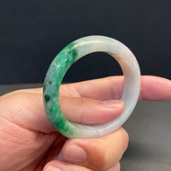 瀚玉珠寶 天然翡翠手鐲 三彩手鐲 天然緬甸玉鐲 有瑕疵紋裂 NG價