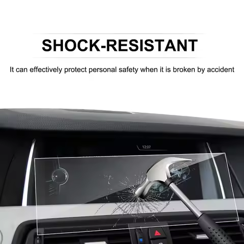 Durable For BMW F10 F11 F07 F01 F02 F04 10.2-Inch Press Screen Glass Film