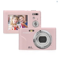 Andoer Portable Digital Camera 48MP 1080P 2.4-inch IPS Screen 16X Zoom Auto Focus Self-Timer Face De