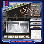 MOCHA Handmade Kitchen Sink Stainless Steel Kitchen Sink Single Bowl Kitchen Sink Double Bowl Kitche