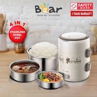 BEAR Lunch box Mini Rice Cooker  4 in1 Heating 2.0L Electric Multi Pot (DFH-S2358)