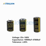 1pcs Aluminum Electrolytic Capacitor 25V 50V 63V 80V 100V 10000uF 15000uF 22000uF 47000uF