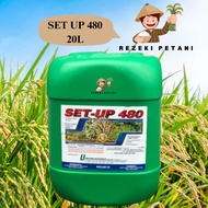 [ORIGINAL] 20L SET-UP 480 GLYPHOSATE 41% RACUN RUMPAI/RACUN RUMPUT LALANG/TOUCH UP / ROUNDUP/HERBICI