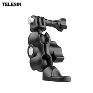 TELESIN Action Camera Motorcycle Rear-view Mirror Mounting Bracket 360° Rotation Action Camera Mount Adapter Replacement for GoPro Hero 9/8/7/6/5 Sports Cameras