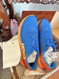 正版 附官網購買明細 男 US11.5 HOKA ONE ONE 男 Rincon 3 寬楦 路跑鞋 城堡藍/活力橘