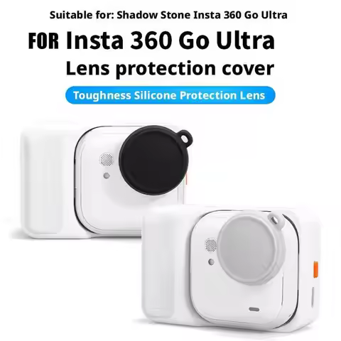 Silicone Lens Cap Set for Insta360 Go Ultra Camera Accessories Lens Cover Protector For Insta360 Go 