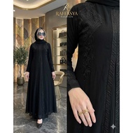 TURKEY ABAYA GAMIS FULL BLACK MUSLIM UMROH ROBE DUBAI SASHIMI ABAYA DUBAI JUBAH ABAYA ABAYA DUBAI AB