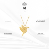 najewelry PAVE HUMMINGBIRD NECKLACE