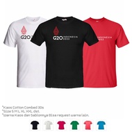 INDONESIAN T-SHIRT G20 SUMMIT INTERNATIONAL COMBED
