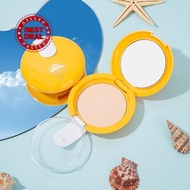 Portable Face Powder Long Lasting Oil Control Waterproof Compact Face Loose Powder Makeup U3u2