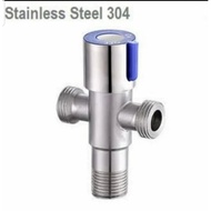2-Prong Stainless Steel Stop Valve, JET SHOWER Stop Valve, SINGLE CLOSET Stainless Steel Stop Valve