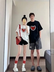 Tshirt Couple SHINE LOVE Cinta Bersama Ayang Kaos Lucu Loph You Ay Gemoy Baju Viral Bahan Lembut Oot