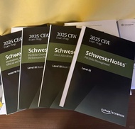 [Kaplan] 2025 CFA Level I Schweser  Notes  physical book set