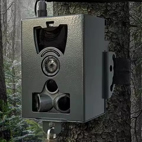 Metal Hunting Camera Protector Iron Box Safety Security Lock Case Accessories Anti-theft For HC801A/