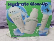 【全新現貨】innisfree 綠茶籽透明質酸注水精華套裝+兩塊面膜