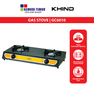 KHIND GAS COOKER 2 BURNER (Dapur Gas) | GC1009 GC6010 GC1710