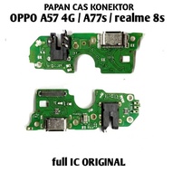 Oppo A57 4G charging board A77s/ realme 8s/ full ic pcb connectorOriginal, replacement for A 77s mic