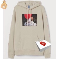 [Viral] Hoodie Sweater It Pennywise Cream Pria Cowok Wanita Cewek Free