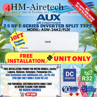 FOURHM AUX Aircon 2.5 HP F-Series Split Type Inverter ( MODEL: ASW-24A2/FLDI )