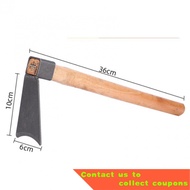 YQ2 High Quality Gardening Tool Wooden Handle Hoe for Home Garden Farming Agriculture Flower Planting Hand Tools