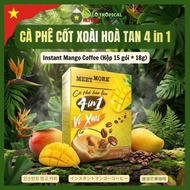 [02.02] MEET MORE Instant Mango Coffee | Low Cafein, Does Not Cause Drunk | Office Convenience (Box 
