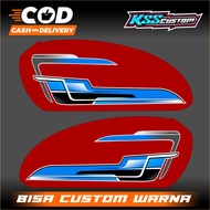 CB 100 CB 125 tank striping, CB herex tank sticker, original CB tank