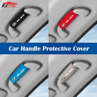 Perodua Alza Suede Car Roof Handle Protective Cover Door Handle Leather Decoration Accessories