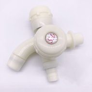 ❈plastic double outlet faucet/2 way gripo