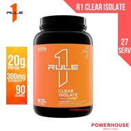 Rule 1 Clear Isolate - 27 servings [R1, clear whey isolate protein, electrolyte, refreshing taste]