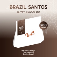 Brazil Santos 200 g. by Nana Coffee Roasters เมล็ดกาแฟคั่วเข้ม