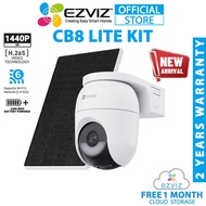 Ezviz CB8 Lite Kit 4MP 2K+ Battery Powered Pan & Tilt Weatherproof WiFi Security CCTV Camera With So