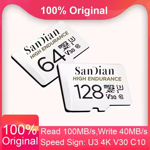 2026 High Endurance micro Tf SD Card V30 U3 C10 Professional Memory card for dash cam or home monito