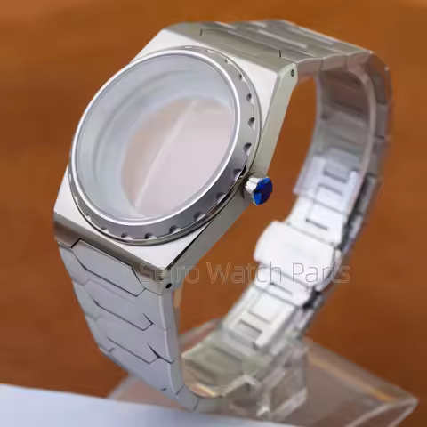 VC222 Watch Case 316L Stainless Steel Bracelet Watchband Sapphire Glass for VC222 NH35 NH36 Automati